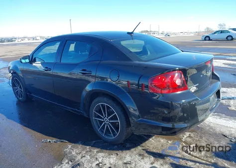 2011 Dodge Avenger Lux из США, поврежденный, VIN 1B3BD2FB6BN544396